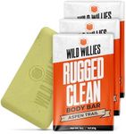 Wild Willes Mens Soap Bar, Moisturizing Bar Soap for Men Replenishes Body Oils & Supports Odor Protection - Men's Soap Washes Away Dirt for a Clean Skin