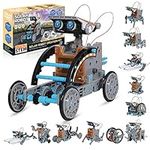 12-in-1 Solar Robot Toys, Stem Toys for Kids 6-8, 190 Pieces DIY Education Building Science Experiment Kits Toys for Kids Boys Girls 10+ and Older Solar Powered by The Sun, Great Gifts