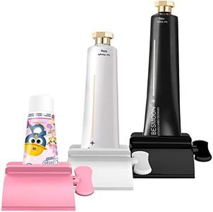 LAMY Toothpaste Squeezer, 3 PCS Tube Squeezer Kitchen and Bathroom Gadgets for Sauces and Various Tube-Based Cosmetics, Home and Apartment Essentials