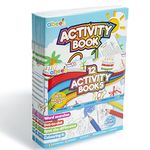 abeec Small Colouring Books for Party Bag - 12 x A6 Activity Books For Party Bag Fillers For Kids - Each of the Mini Notepads Contains Word Searches, Dot To Dot, Spot The Difference And Colouring