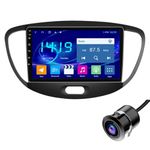 Modorwy Hyundai i10 2008-2012 Wireless CarPlay & Android Auto 9inch 1280P HD Car Android Display with Gorilla Glass | Android 13 | TS-7 Processor | 1GB RAM & 32GB ROM - AHD Camera & Frame Included