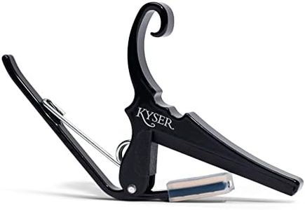 Kyser Quick-Change Guitar Capo for classical guitars, Black, KGCB