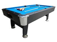 BCE Black Cat 7ft American Pool Table - With Fullsize American Pool Balls & 2 Cues