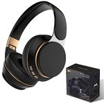 Wireless Headphones Over Ear, Bluetooth Headphone Wired and Wireless,Foldable Headset Hi-Fi Stereo Sound,Lightweight Wireless Headphones,with Built-in HD Mic, FM, SD/TF for PC/Home/Travel