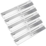 GFTIME 30CM to 53CM Universal Heat Plate Spare Parts for Charbroil, Brinkmann, Outback, CosmoGrill, Ultar, Blooma, Master cook bbq heat shield, Stainless Steel Flame Shield for Most Gas Grills, 5 Pack