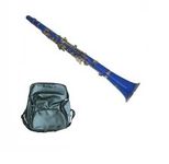New Merano Student BB Blue Clarinet,Case,Mouth Piece; Reed,Cap;Screwdriver,Bag