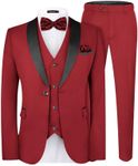 MAGE MALE Men's Slim Fit 3 Piece Su