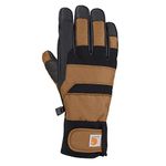 Carhartt Men's Flexer Cold Weather Gloves, Brown/Black, Medium