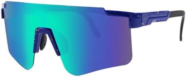 MALIDAK Sports Sunglasses for Mens Women Youth Baseball Sunglasses UV400 Protection Men Cycling Glasses Ideal for Surfing, Running, Climbing, Fishing