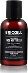 Brickell Men's Daily Essential Face Moisturizer for Men, Natural and Organic Fast-Absorbing Face Lotion with Hyaluronic Acid, Green Tea, and Jojoba, 2 Ounce, Unscented