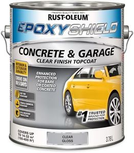 Rust-Oleum EpoxyShield Concrete & Garage Clear Finish Topcoat, Gloss, Interior & Exterior, 3.78 L