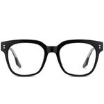 Blue Light Blocking Glasses for Women Men Cyxus Anti Blue Ray Computer Gaming Glasses Anti Eyestrain UV Glare Black 8556