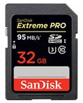 SanDisk Extreme Pro 32GB SDHC UHS-1 Flash Memory Card Speed Up to 95MB/s- SDSDXPA-032G-X46