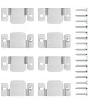 8 Pack Sectional Couch Connector, Universal Sectional Sofa Connector Couch Bracket with Screws Interlocking Furniture Connector by Podoy