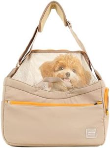 ONECUTE Soft and Comfortable Pet Carrier and Business Backpack with Strong Support - Ideal for Business, Travel, and Outings with Small Dogs and Cats (Kahki,15.7" L x 5.5" W x 9.8" H