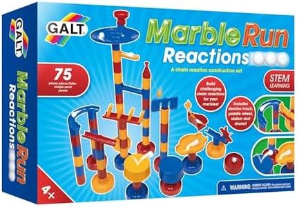 Galt Toys, Marble Run Reactions, Chain Reaction Kit for Ages 4+