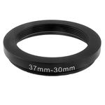 Generic 37mm-30mm 37mm to 30mm Black Step Down Ring Adapter for Camera