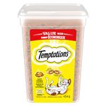 TEMPTATIONS Adult Cat Treats, Tasty Chicken Flavour, 454g Tub