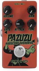 GOKKO Pazuzu Hardcore Overdrive Guitar Effect Pedal with Multi-mode and Built-in Noise Gate (GK-62)