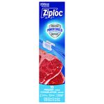 Ziploc Large Food Storage Freezer Slider Bags, Smart Zip Seal for Easy Open and Close, 10 Count