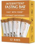 Prolon Fast Bars | Keto, Gluten Free, Dairy Free, Plant Based Protein, Intermittent Fasting Bars | Developed to Not Break Your Fast | Coconut Macadamia Nut, 12 Ct