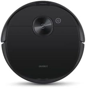 ECOVACS DEEBOT N8 Black (Neuheit 2022) Staubsaugerroboter mit Wischfunktion (OZMO), 2300 PA Saugleistung, Saugroboter für Tierhaare, intelligenter Navigation (dToF Laser-Sensor), Alexa/Google, schwarz