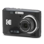 KODAK PIXPRO Friendly Zoom FZ45-BK 16MP Digital Camera with 4X Optical Zoom 27mm Wide Angle and 2.7" LCD Screen (Black), 63 MB