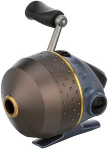 Pflueger President Spincast Reel, Size 10 Fishing Reel, Right/Left Handle Position, Aluminum Spool, Dial Drag System