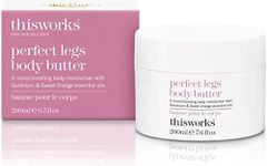 This Works Perfect Legs Body Butter, 200 ml - Body Lotion with Mood-Boosting Geranium and Orange Essential Oils - Nourishing Body Moisturiser with Shea Butter and Hyaluronic Acid for a Hydrating Glow