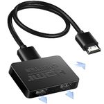 avedio Links HDMI Splitter 1 in 3 Out, 4K HDMI Splitter with 4FT HDMI Cable 3 Monitors Duplicate/Mirror Only, 1x3 HDMI Splitter Distributor Dual HDMI Adapters (1 Source onto 3 Displays)