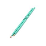 WANDIC 5A Drum Sticks, 1 Pair Green Classic Lightweight Maple Wood Drumsticks Wood Tip Drumstick - Perfect for Small Venue and Acoustic Performances