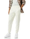 Amazon Essentials Men's Fleece Jogger Bottom, Cream, XL