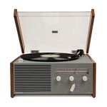 Crosley Belt-Drive Turntable Record Players & Turntable, Natural (CR6033A-GY)