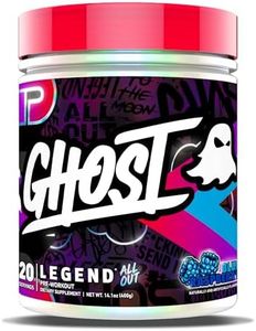 Ghost Legend All Out Pre Workout Supplement 20 Servings, Blue Raspberry