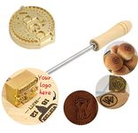 Custom Logo Cake Branding Iron for Wood Leather Meat Grilling Brander Personalised Steak BBQ Branding Iron Heat Design Stamp