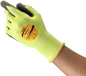 Ansell HyFlex 11-423 Work Gloves Cut Resistant, Excellent Heat and Abrasion Resistance, Mechanical Protection Gloves, Silicone-free, Men Women PPE, Size L (12 Pairs)