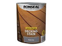 Ronseal Q/D DECKING STAIN ROCKY GREY 5L,PAINT