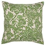 Decorative Things Outdoor Pillows for Patio Furniture Made of Tommy Bahama Fabric Green Batik ONE Pillow Cover 18" x 18"