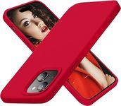 TEEKAOO Silicone Series Back Cover Case Compatible with iPhone 15 (Red)