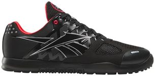 Reebok Men's Nano 2.0 Training Shoes Black/Energy Red, Size 8