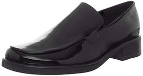 Franco Sarto Women's Bocca Slip-On Loafer, Black Patent, 5 Narrow