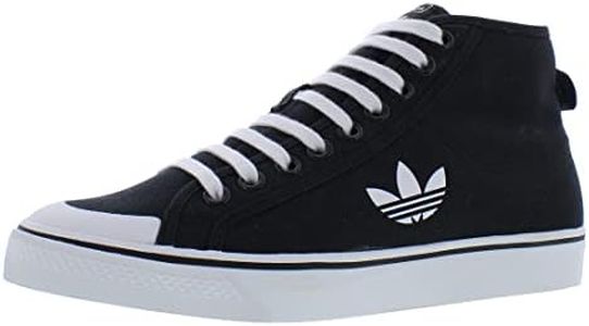 adidas Originals Adidas Nizza Hi Mens Shoes Size 6, Color: Black, Core Black/Core Black/Cloud White