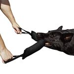 DINGO GEAR Nylcot Bite Tug for Dog Training K9 IGP & Fun, 2 Handles, Black 45 x 8 cm