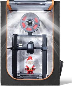 3D Printer Enclosure with LED Lighting, Fireproof Dustproof Tent Constant Temperature Protective Cover for Creality Ender 3 V3 SE/KE/Ender 3/Ender 3 Pro/Ender 3V2/Ender 3S1/Neo/Anycubic Elegoo, Medium