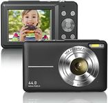 Digital Camera FHD 1080P 44MP Compact Camera,Vlogging Camera Digital with 2.4" LCD Rechargeable 16X Digital Zoom,Mini Vintage Digital Camera for Students, Children, Beginners