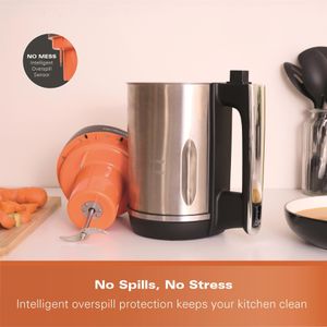 Hamilton Beach 3-in-1 Soup Maker – Blender, Cooker, Stainless Steel