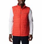 Columbia Mens Silver Falls Vest, Spicy, M