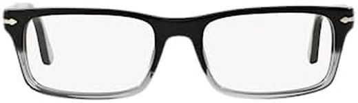 Persol Unisex's Po3050v Prescription Eyewear Frames, Gradient Black, 53 mm