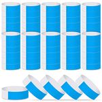 ASTARON Event Wristbands 200 Pcs Paper Wristbands for Events Waterproof Event Bracelets Arm Bands Blue Party Wristbands for Events Clubs Lightweight Concert Wristbands