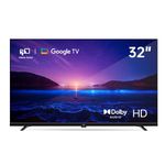 FPD 32 inch Smart TV HD 720p LED Google TV with Google Play and Google Cast Built-in, HDR 10, Dolby Audio, Voice Remote, Stream Live TV(Palette-Series, CG32-P3, 2026 Model)